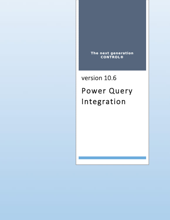 Power Query Integration documentation